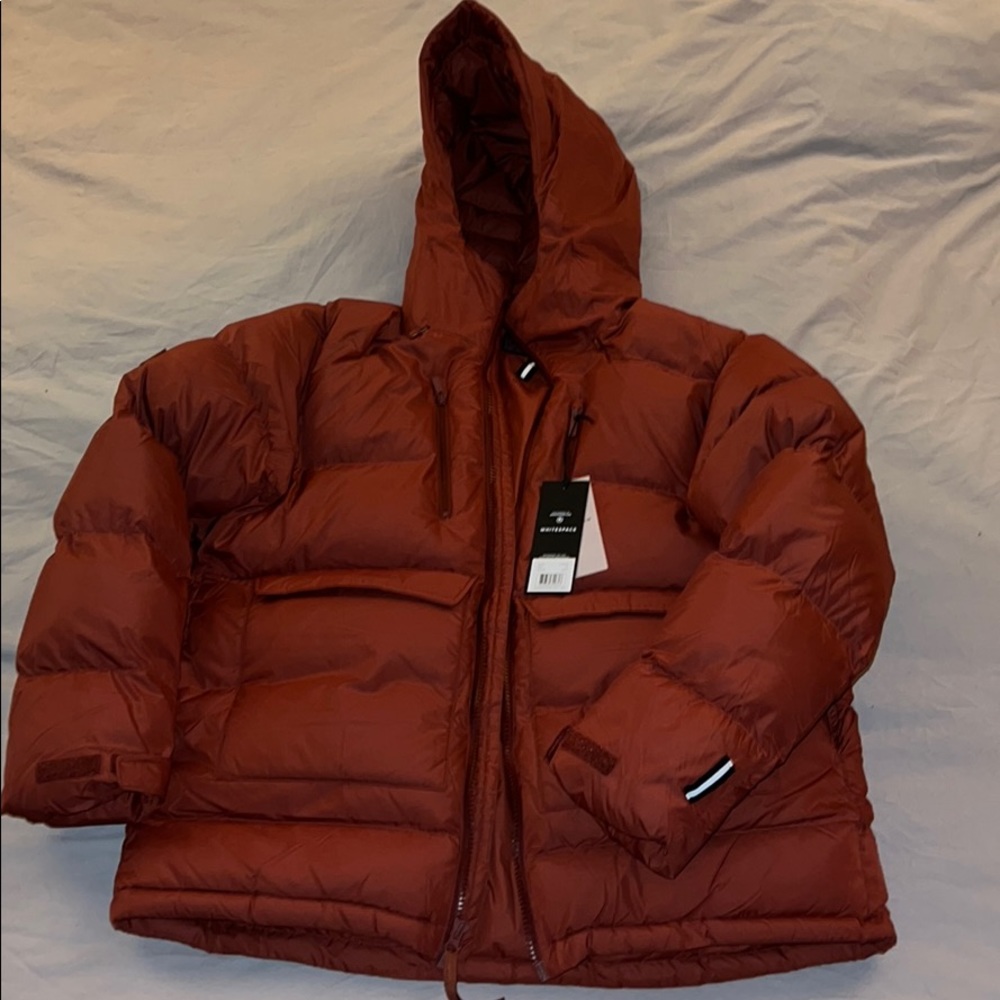 Whitespace SW signature puffy jacket